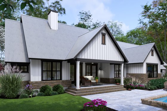 Exterior - Other Elevation 9 for Cottage House Plan #120-290 - 4 bed, 3.5 bath