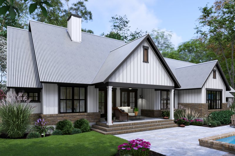 House Design - Exterior - Other Elevation 9 for Cottage House Plan #120-290 - 4 bed, 3.5 bath