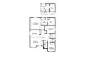Craftsman Style House Plan - 5 Beds 2.5 Baths 2959 Sq/Ft Plan #53-756 