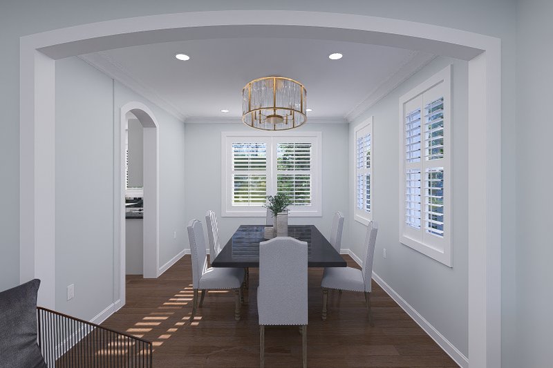 House Design - Interior - Dining Room for Farmhouse House Plan #1060-262 - 4 bed, 2.5 bath