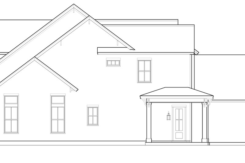 House Blueprint - Exterior - Other Elevation for Craftsman House Plan #1058-224 - 4 bed, 4.5 bath
