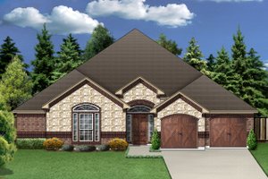 Traditional Exterior - Front Elevation Plan #84-370