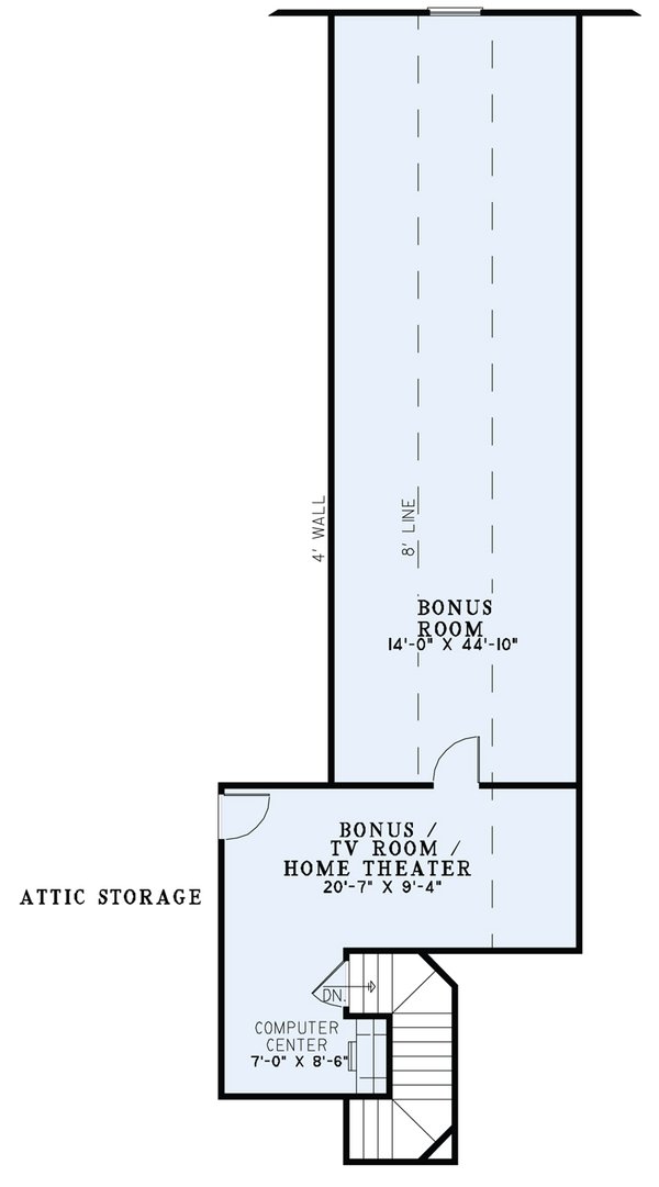 Dream House Plan - Country Floor Plan - Upper Floor Plan #17-3313
