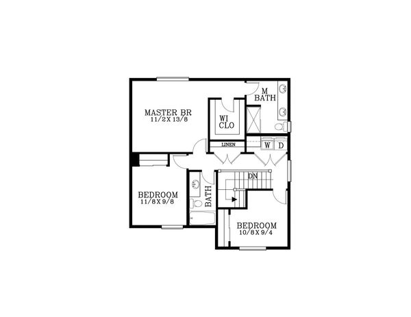 House Plan Design - Craftsman Floor Plan - Upper Floor Plan #53-589