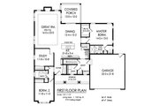 Ranch Style House Plan - 3 Beds 2 Baths 1737 Sq/Ft Plan #1010-221 
