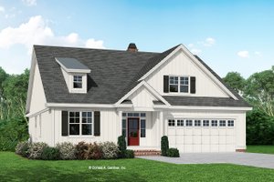 Country Exterior - Front Elevation Plan #929-1081