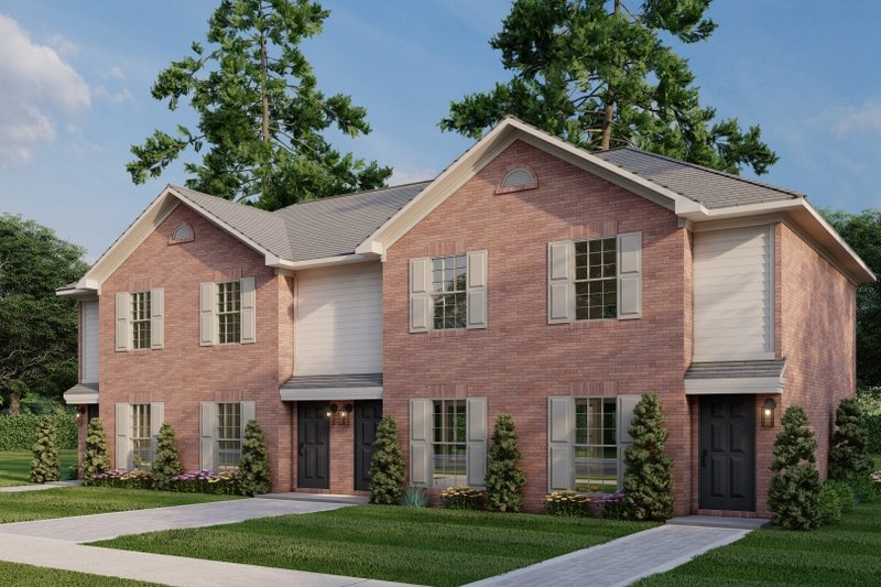 Home Plan - Exterior - Other Elevation for Contemporary House Plan #17-2829 - 8 bed, 4 bath
