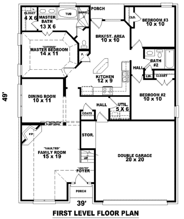 European Floor Plan - Main Floor Plan #81-763