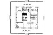 Log Style House Plan - 1 Beds 1 Baths 2986 Sq/Ft Plan #117-477 