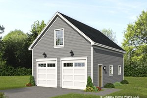 Country Exterior - Front Elevation Plan #932-601