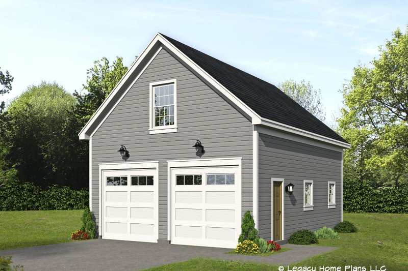 Architectural House Design - Country Exterior - Front Elevation Plan #932-601