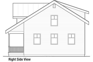 Exterior - Other Elevation 1 for Cottage House Plan #915-1 - 2 bed, 1.5 bath
