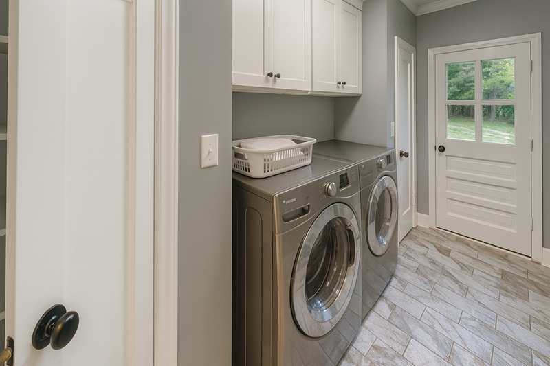 Dream House Plan - Interior - Laundry for Farmhouse House Plan #44-263 - 3 bed, 2 bath