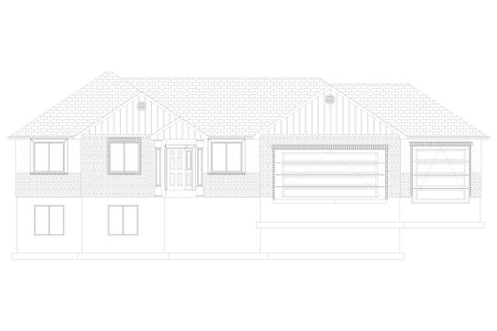 Exterior - Front Elevation 4 for Farmhouse House Plan #1060-104 - 3 bed, 2 bath