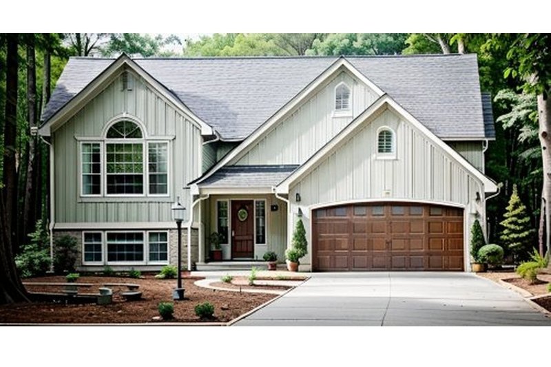 House Blueprint - European Exterior - Front Elevation Plan #58-119