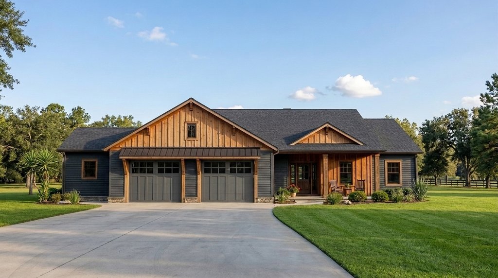 Exterior - Front Elevation 2 for Ranch House Plan #1064-175 - 3 bed, 2 bath