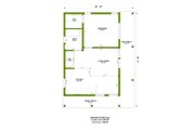 Contemporary Style House Plan - 1 Beds 1 Baths 593 Sq/Ft Plan #1106-183 Floor 