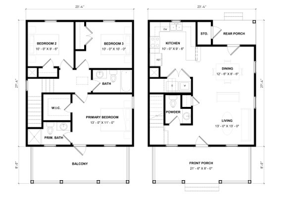 House Blueprint - Floor Plan - Main Floor for Victorian House Plan #936-64 - 3 bed, 2.5 bath