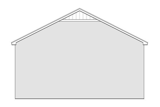 Exterior - Rear Elevation for Mediterranean House Plan #932-208, 0 bath