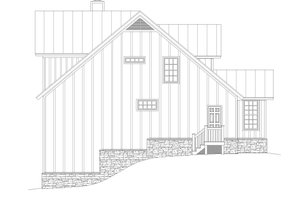 Exterior - Other Elevation for Farmhouse House Plan #932-34 - 3 bed, 2 bath