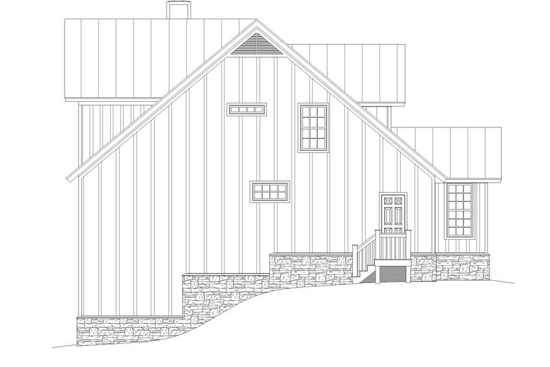 Home Plan - Exterior - Other Elevation for Farmhouse House Plan #932-34 - 3 bed, 2 bath