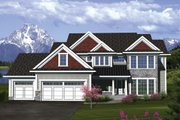 Traditional Style House Plan - 5 Beds 3.5 Baths 3160 Sq/Ft Plan #70-1088 