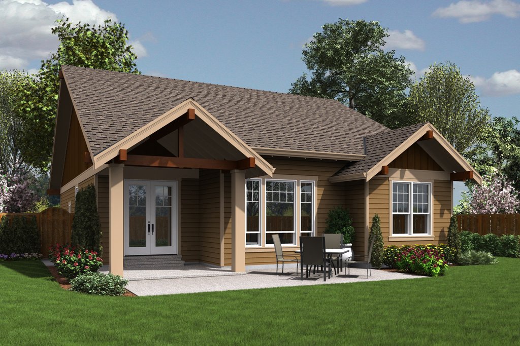 Craftsman Style House  Plan  3 Beds 2 Baths 1529 Sq Ft 
