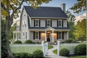 Colonial Photo Plan #137-259