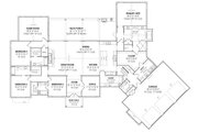 Farmhouse Style House Plan - 4 Beds 4.5 Baths 3609 Sq/Ft Plan #1096-40 