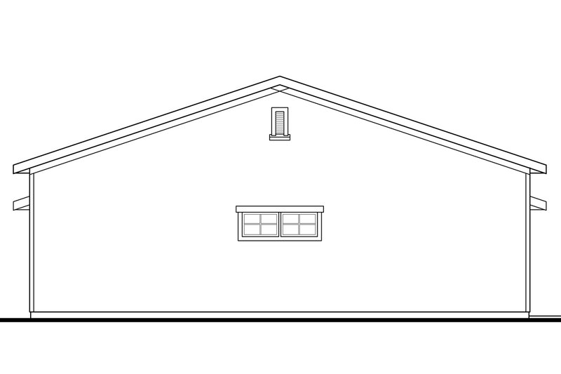 Dream House Plan - Exterior - Other Elevation for Traditional House Plan #124-960, 1 bath