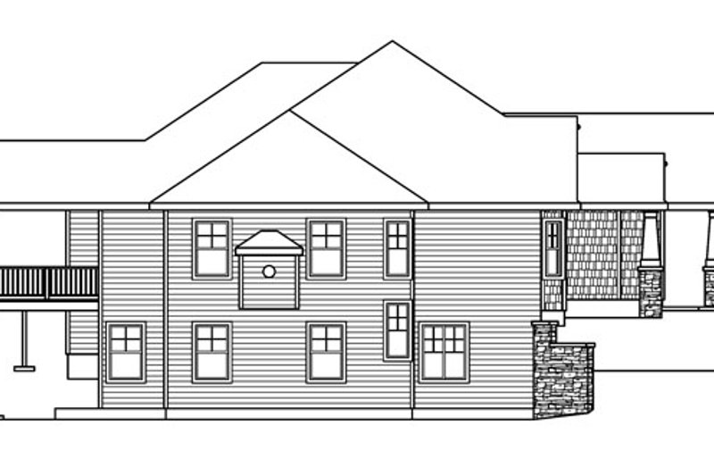 Home Plan - Exterior - Other Elevation for Traditional House Plan #124-620 - 3 bed, 3 bath