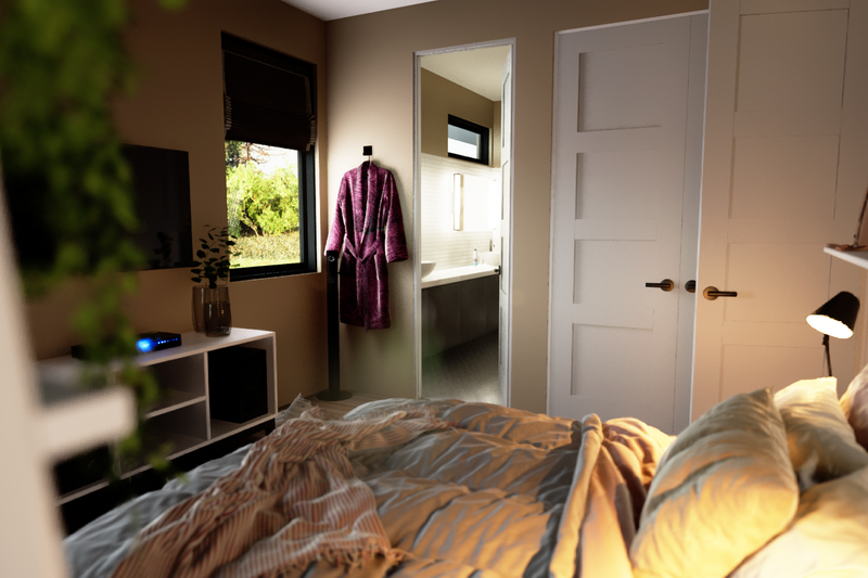 Architectural House Design - Interior - Bedroom 2 for Prairie House Plan #48-1069 - 4 bed, 3.5 bath