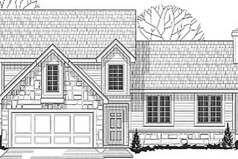 Traditional Style House Plan - 3 Beds 2 Baths 1381 Sq/Ft Plan #67-636