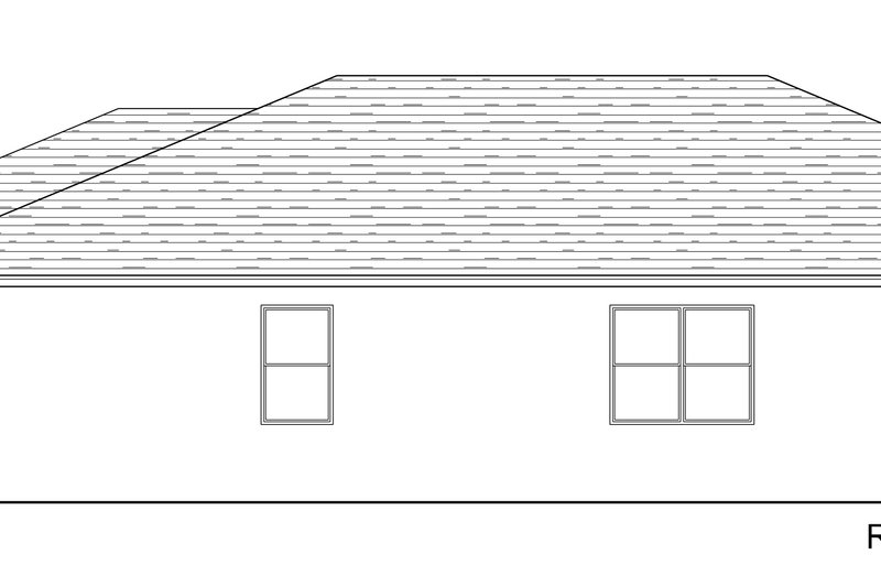 Dream House Plan - Exterior - Other Elevation 1 for Traditional House Plan #1058-249 - 4 bed, 2 bath