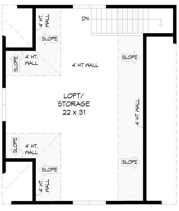Home Plan - Country Floor Plan - Upper Floor Plan #932-1393