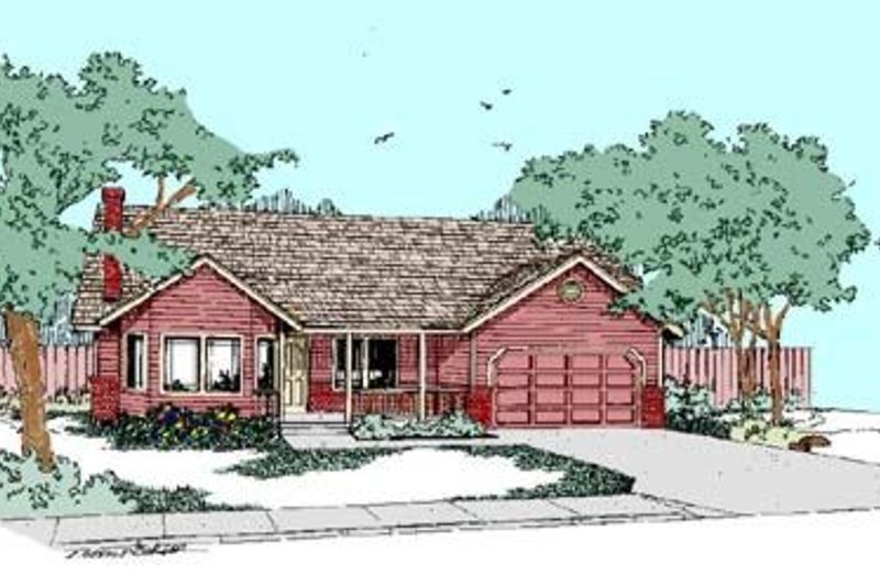 House Design - Traditional Exterior - Front Elevation Plan #60-281