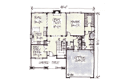 Craftsman Style House Plan - 4 Beds 3.5 Baths 2552 Sq/Ft Plan #20-249 