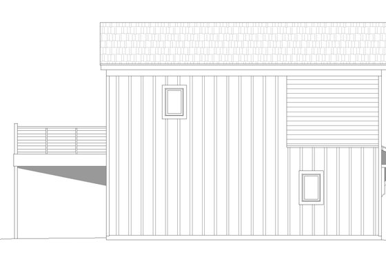 Exterior - Other Elevation 1 for Traditional House Plan #932-438 - 3 bed, 2 bath