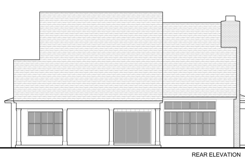 Home Plan - Exterior - Rear Elevation for Traditional House Plan #1058-218 - 4 bed, 4 bath