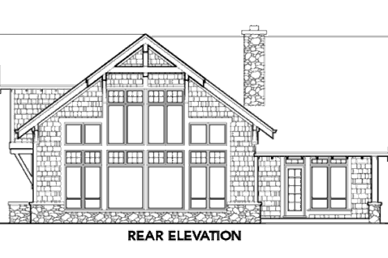 Exterior - Other Elevation for Craftsman House Plan #48-381 - 2 bed, 2 bath