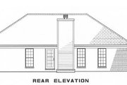 Traditional Style House Plan - 3 Beds 2 Baths 1474 Sq/Ft Plan #17-132 Exterior 