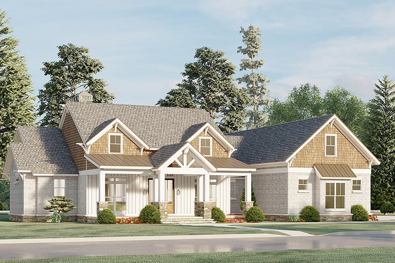 House Plan Design - Exterior - Other Elevation for Farmhouse House Plan #923-197 - 3 bed, 2.5 bath