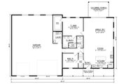 Barndominium Style House Plan - 2 Beds 2 Baths 1783 Sq/Ft Plan #1064-192 