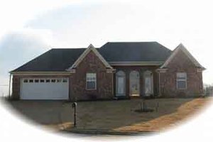 European Exterior - Front Elevation Plan #81-916