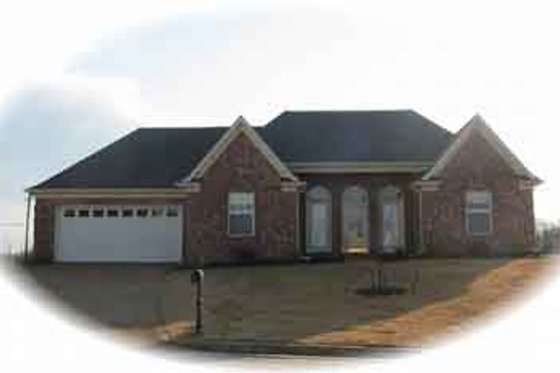 Exterior - Front Elevation for European House Plan #81-916 - 3 bed, 2 bath