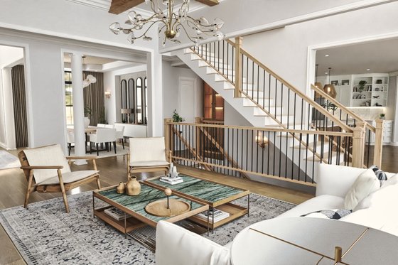 Interior - Other 1 for European House Plan #54-718 - 5 bed, 5.5 bath