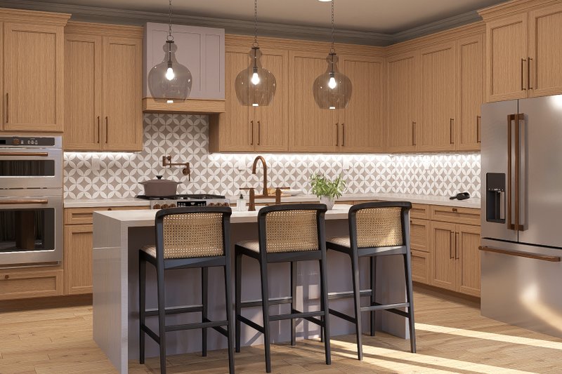 Home Plan - Interior - Kitchen for Craftsman House Plan #455-400 - 3 bed, 2.5 bath