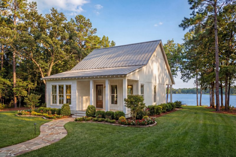 Architectural House Design - Exterior - Front Elevation 3 for Farmhouse House Plan #430-328 - 3 bed, 2 bath