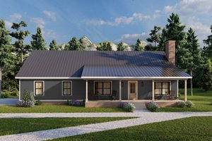 Farmhouse Exterior - Front Elevation Plan #1117-16