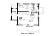 Log Style House Plan - 2 Beds 2 Baths 1648 Sq/Ft Plan #117-589 
